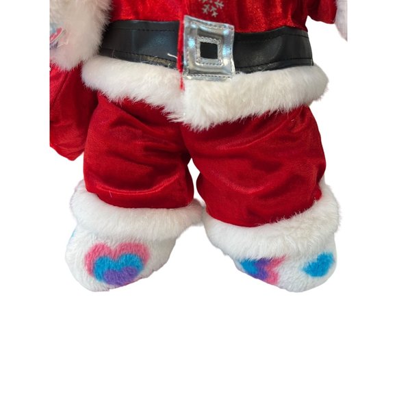 Build A Bear Workshop Outfit Santa Claus Velour Christmas Teddy Dress Up Clothes - Picture 4 of 10